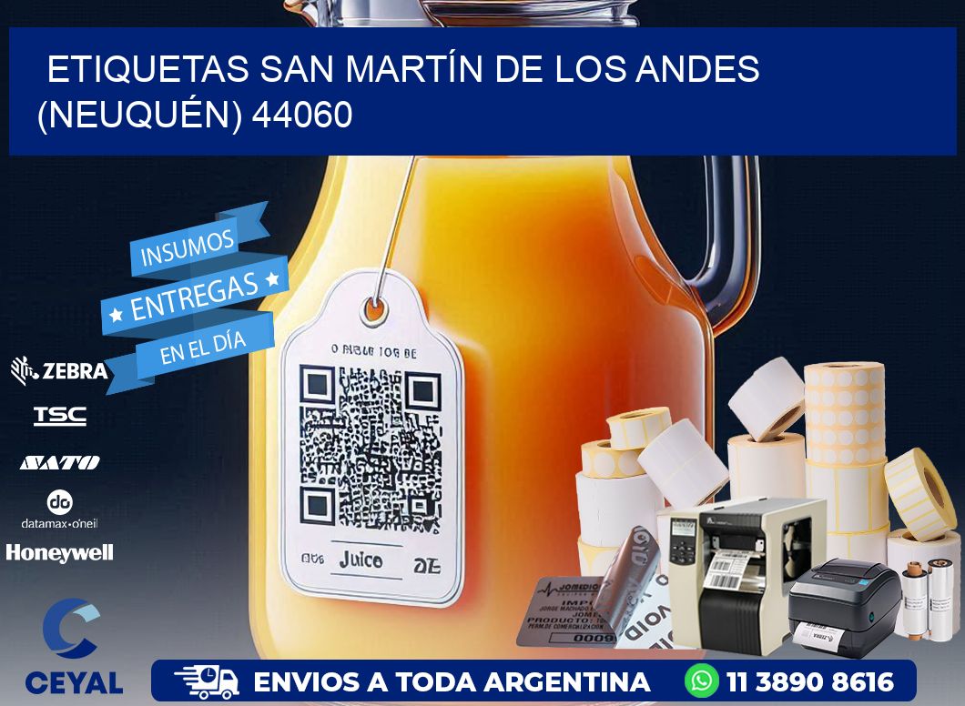 ETIQUETAS SAN MARTÍN DE LOS ANDES (NEUQUÉN) 44060