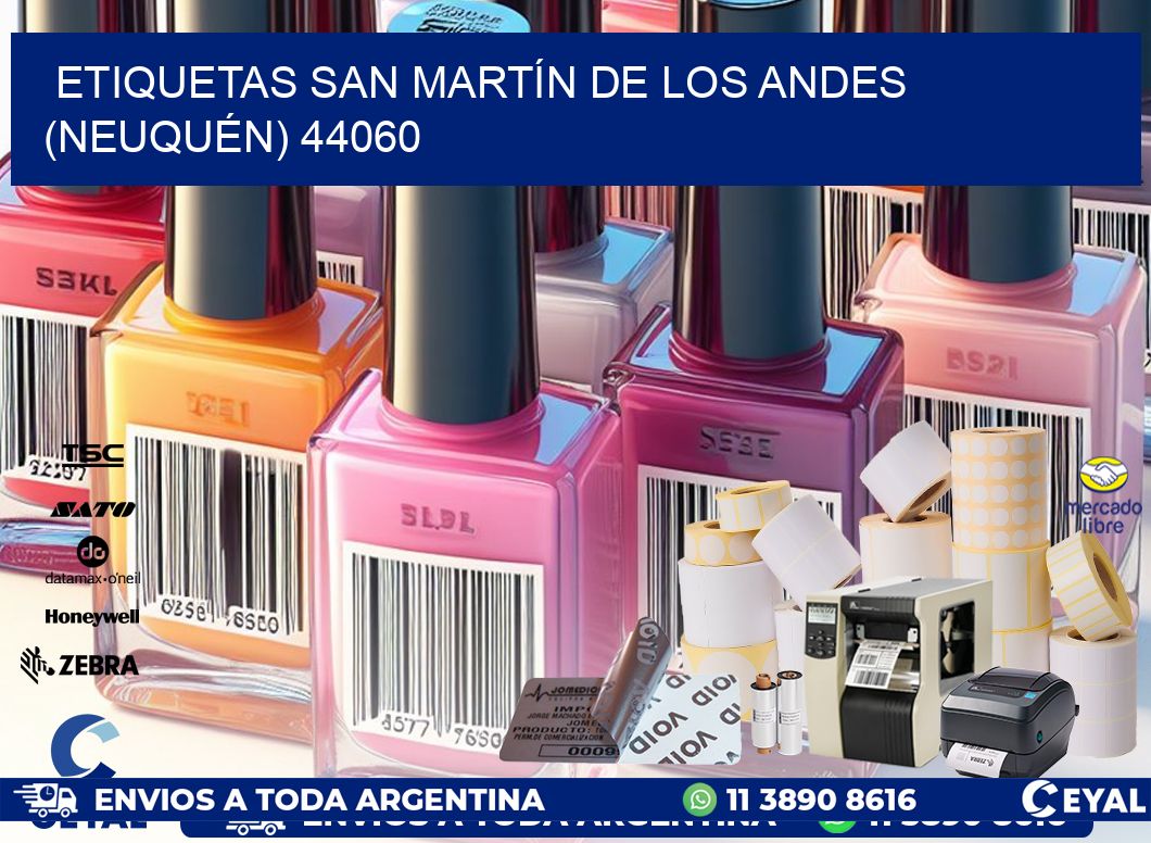 ETIQUETAS SAN MARTÍN DE LOS ANDES (NEUQUÉN) 44060