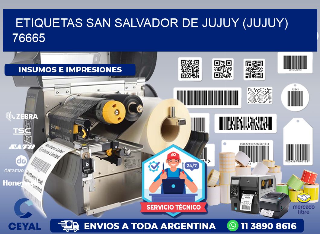 ETIQUETAS SAN SALVADOR DE JUJUY (JUJUY) 76665