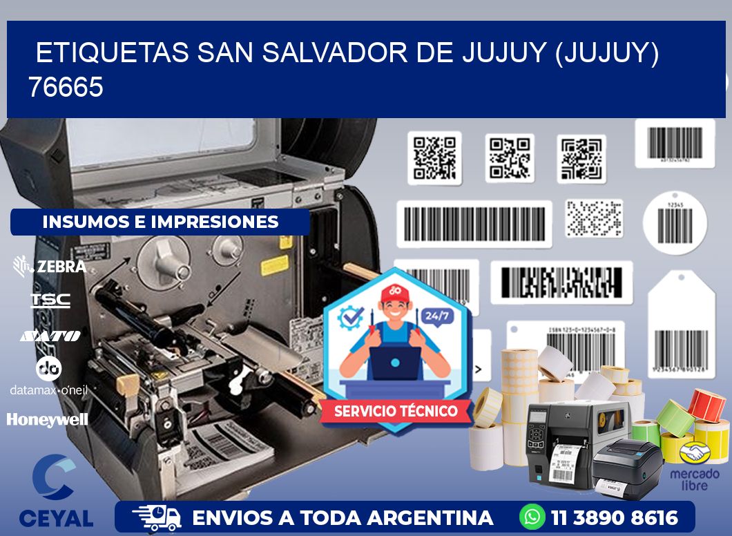 ETIQUETAS SAN SALVADOR DE JUJUY (JUJUY) 76665