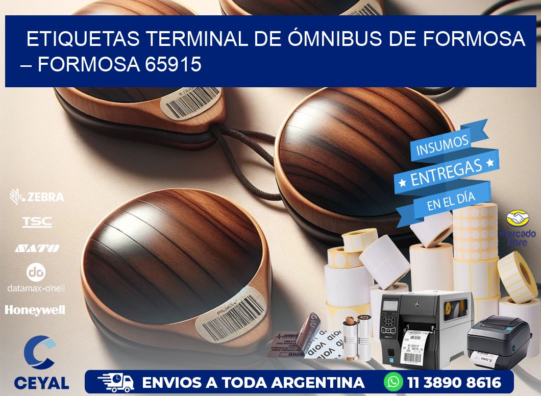 ETIQUETAS TERMINAL DE ÓMNIBUS DE FORMOSA – FORMOSA 65915