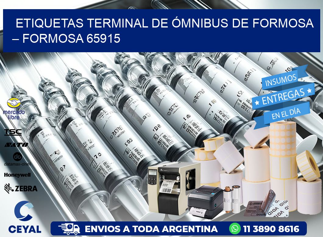 ETIQUETAS TERMINAL DE ÓMNIBUS DE FORMOSA – FORMOSA 65915