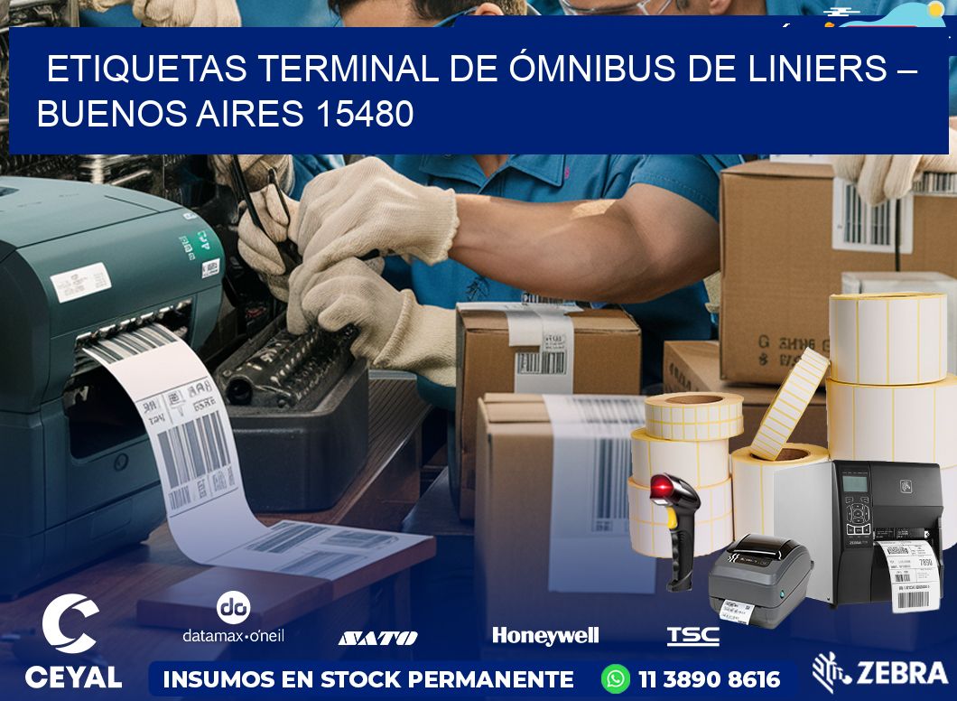 ETIQUETAS TERMINAL DE ÓMNIBUS DE LINIERS – BUENOS AIRES 15480