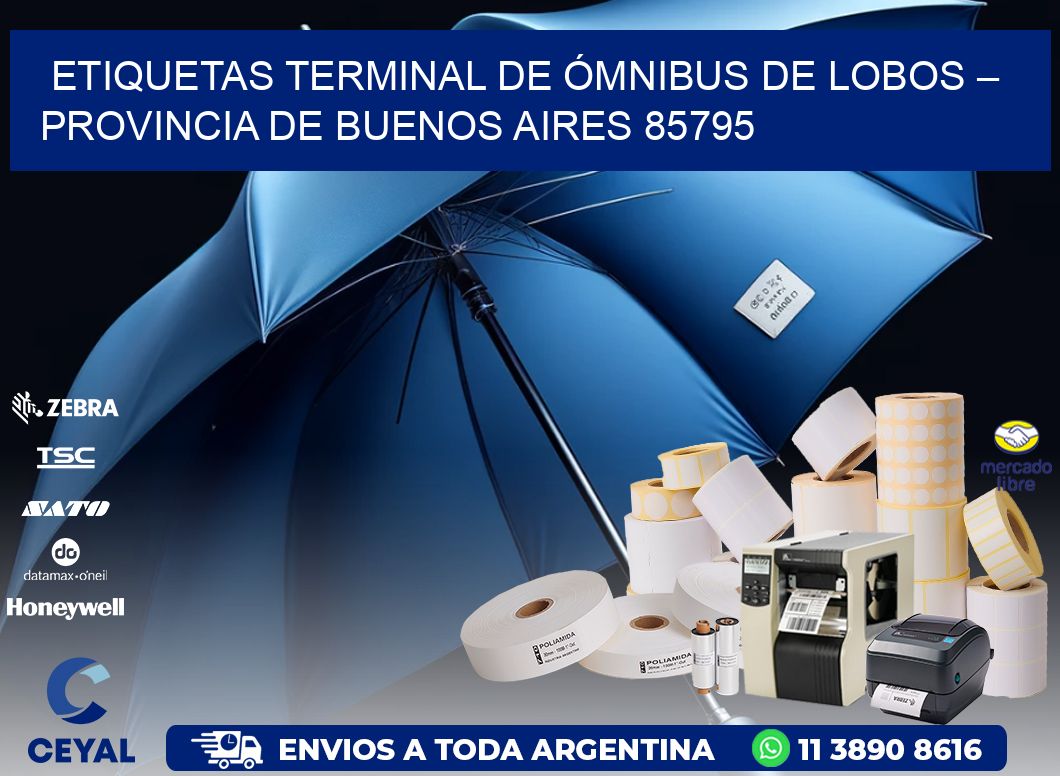 ETIQUETAS TERMINAL DE ÓMNIBUS DE LOBOS – PROVINCIA DE BUENOS AIRES 85795