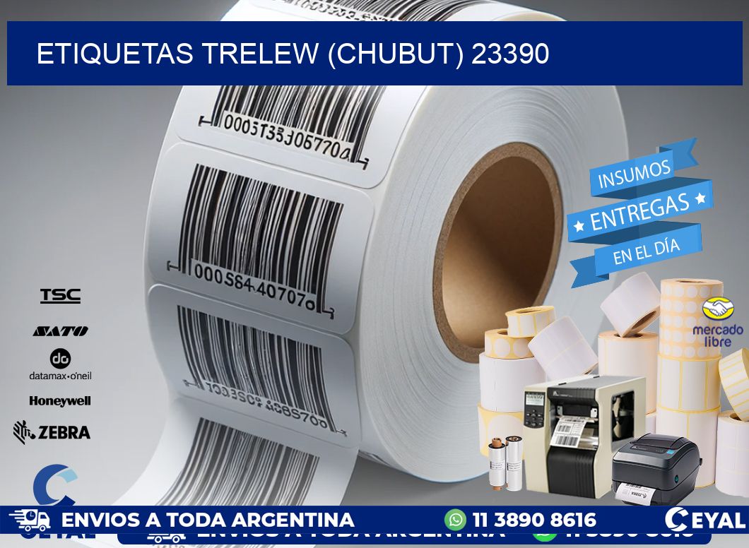 ETIQUETAS TRELEW (CHUBUT) 23390
