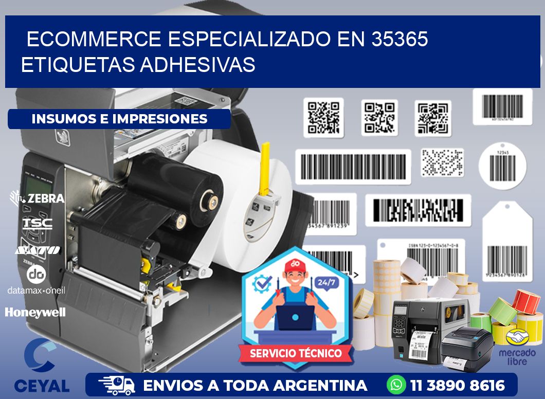 Ecommerce Especializado en 35365 Etiquetas Adhesivas