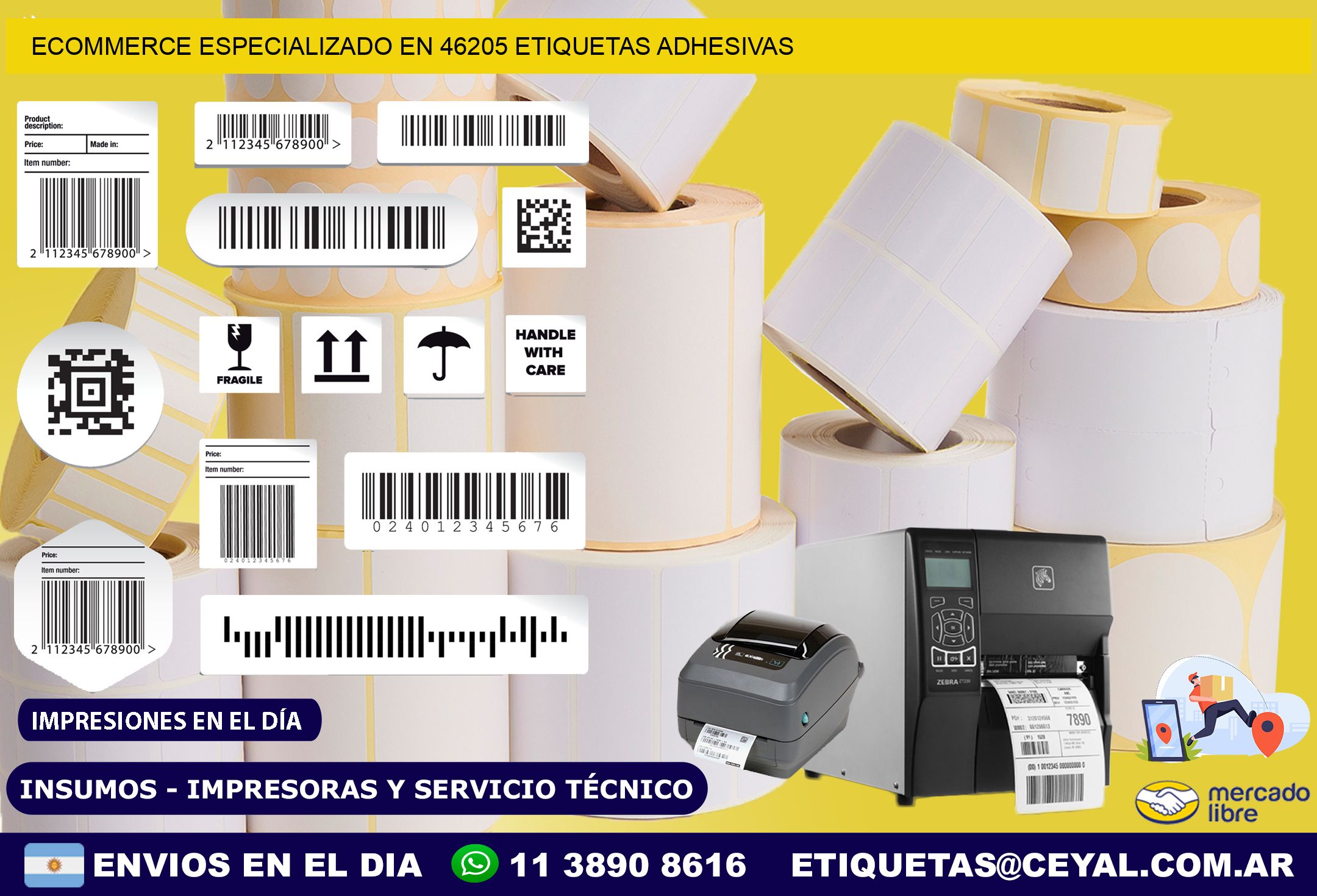 Ecommerce Especializado en 46205 Etiquetas Adhesivas