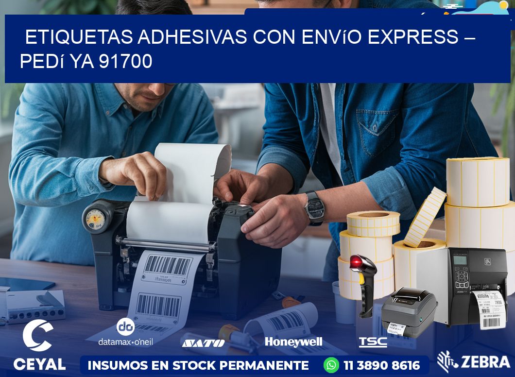 Etiquetas Adhesivas con Envío Express – Pedí Ya 91700
