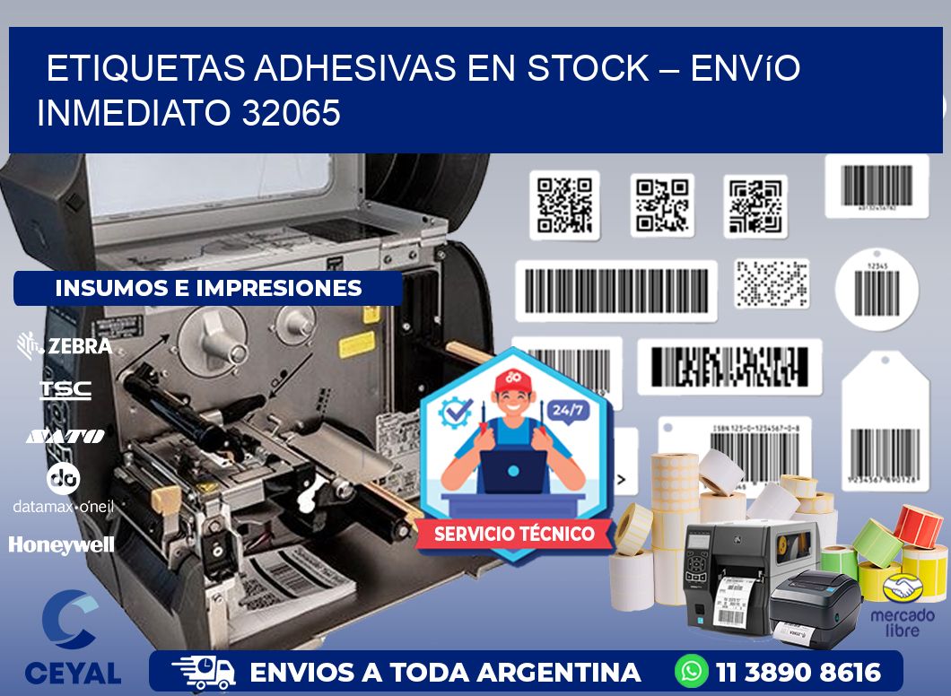 Etiquetas Adhesivas en Stock – Envío Inmediato 32065