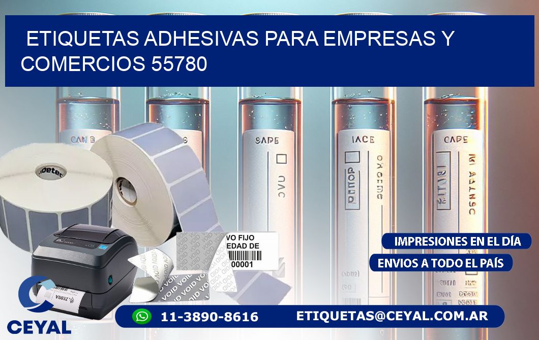 Etiquetas Adhesivas para Empresas y Comercios 55780