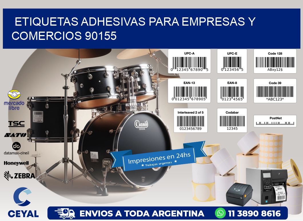Etiquetas Adhesivas para Empresas y Comercios 90155