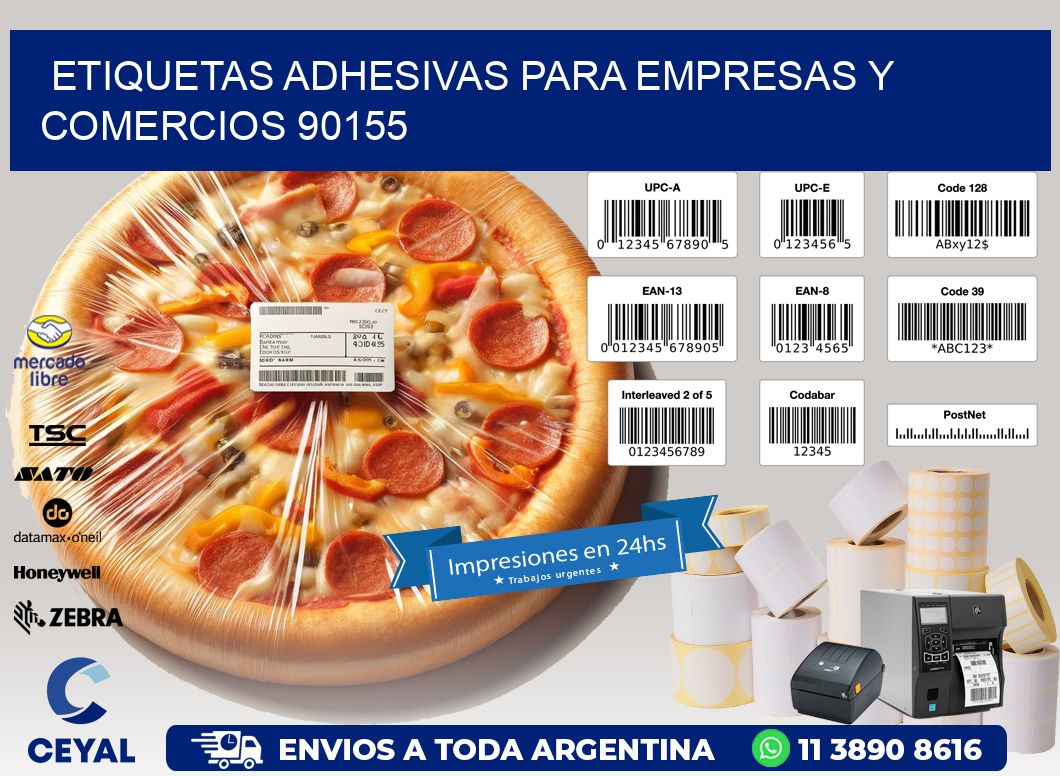 Etiquetas Adhesivas para Empresas y Comercios 90155