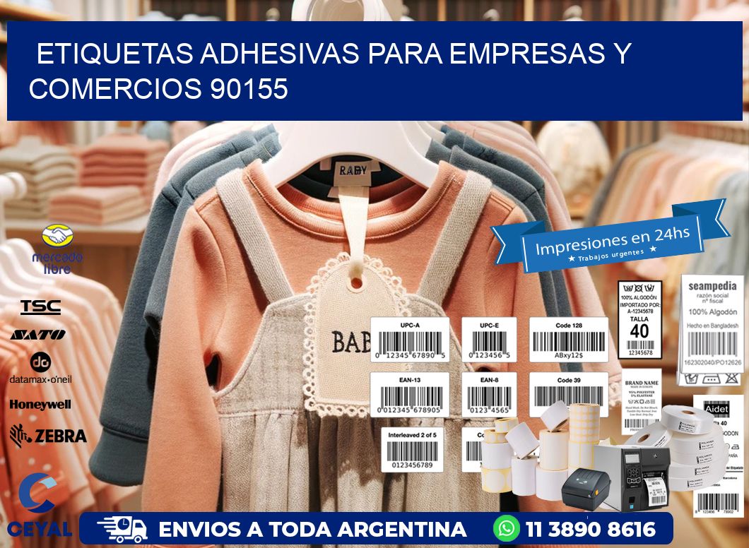 Etiquetas Adhesivas para Empresas y Comercios 90155
