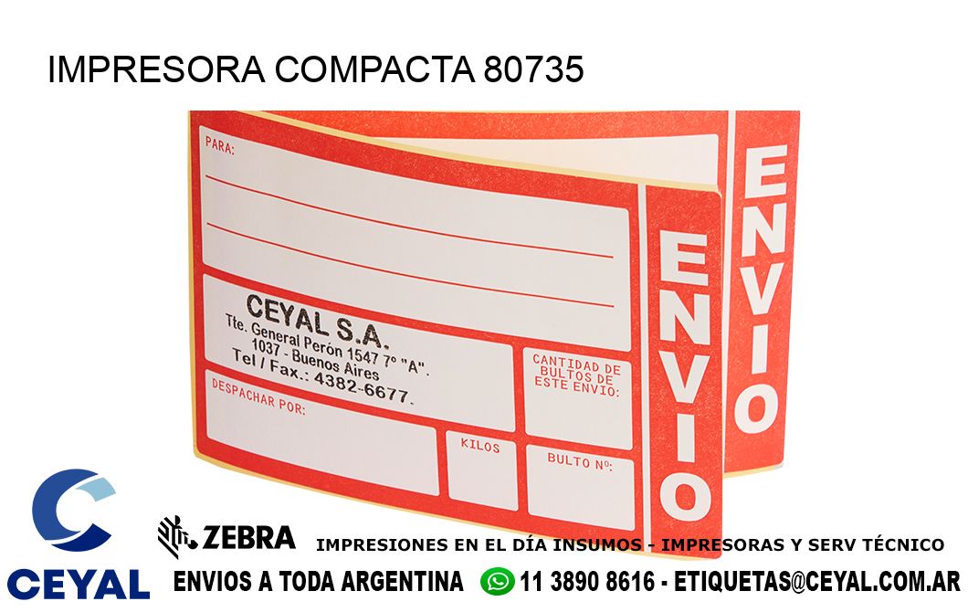 IMPRESORA COMPACTA 80735