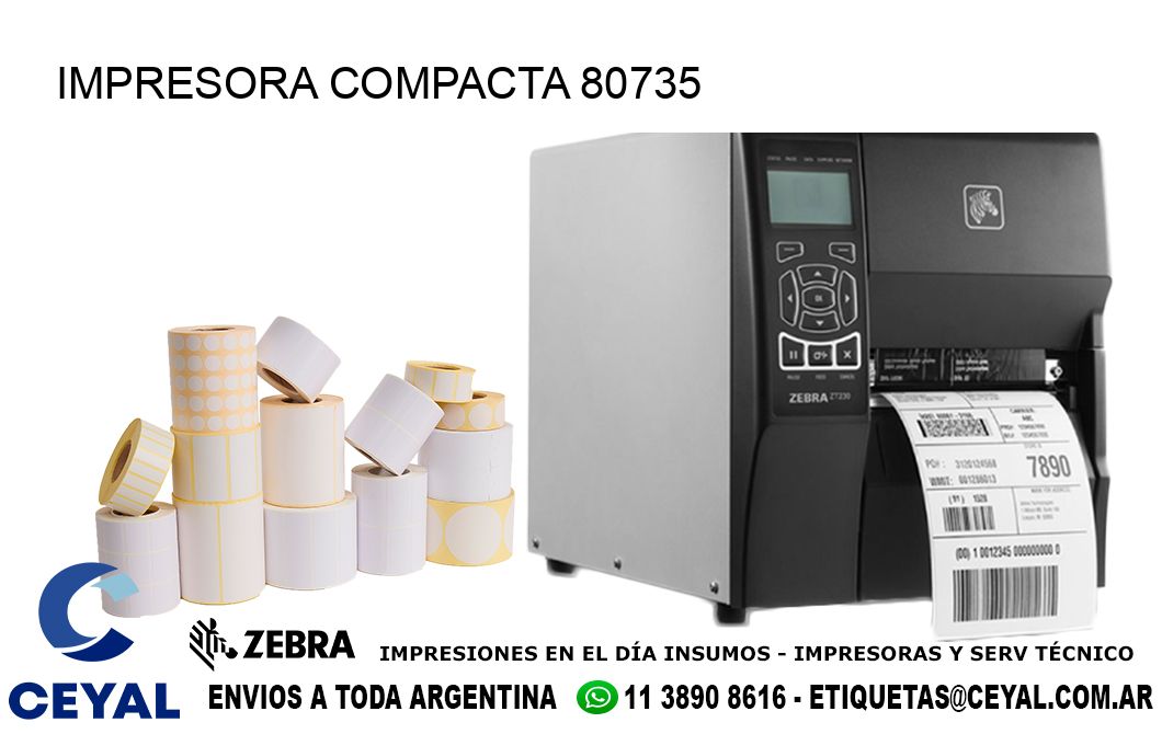 IMPRESORA COMPACTA 80735
