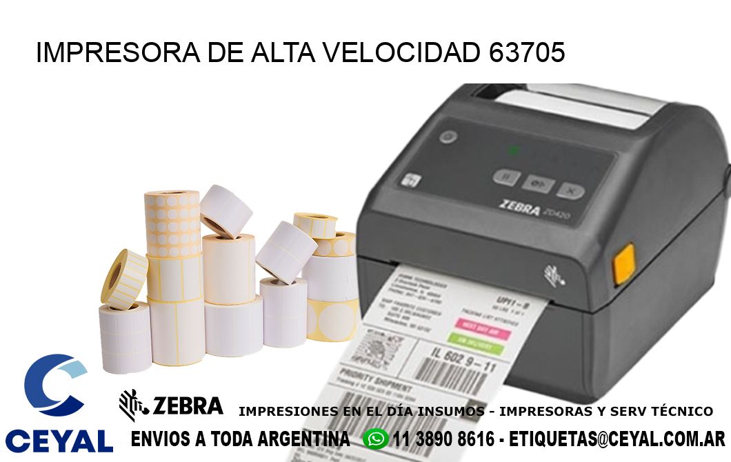 IMPRESORA DE ALTA VELOCIDAD 63705