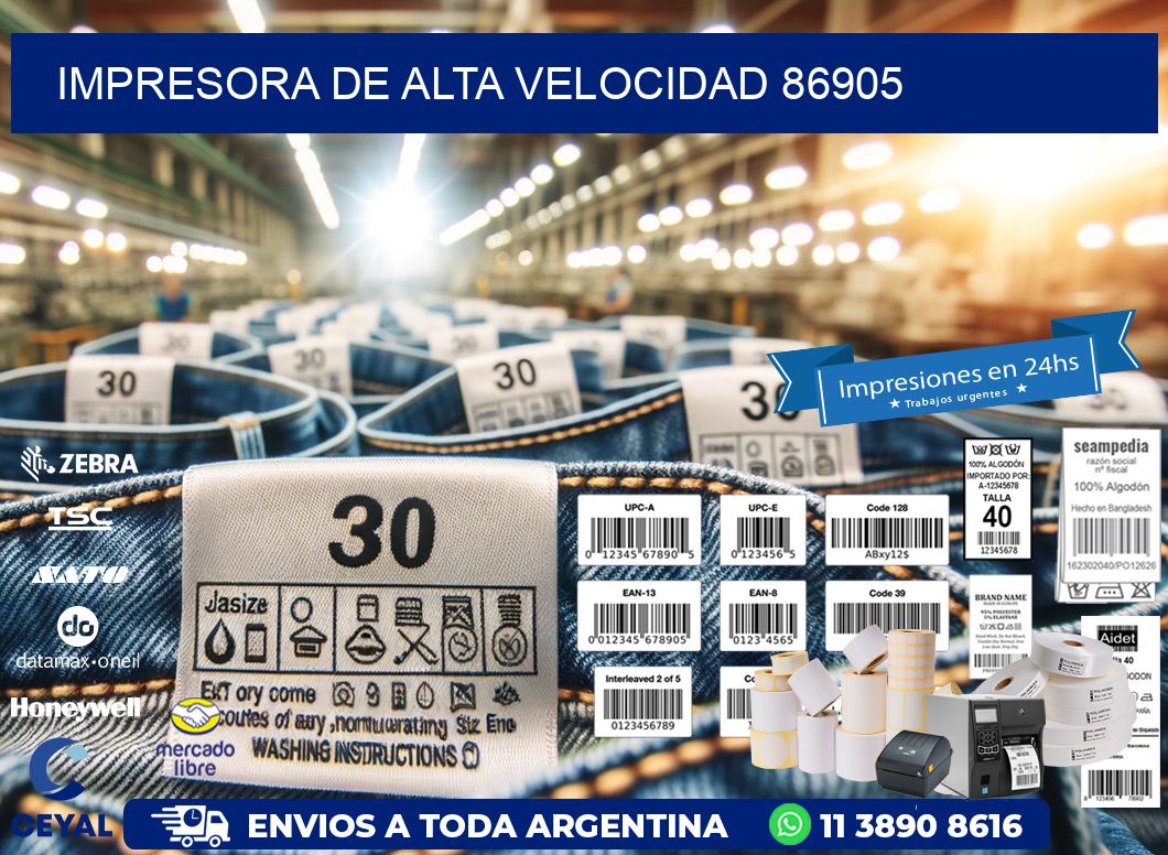 IMPRESORA DE ALTA VELOCIDAD 86905