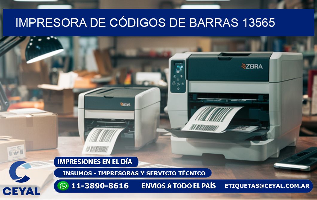 IMPRESORA DE CÓDIGOS DE BARRAS 13565