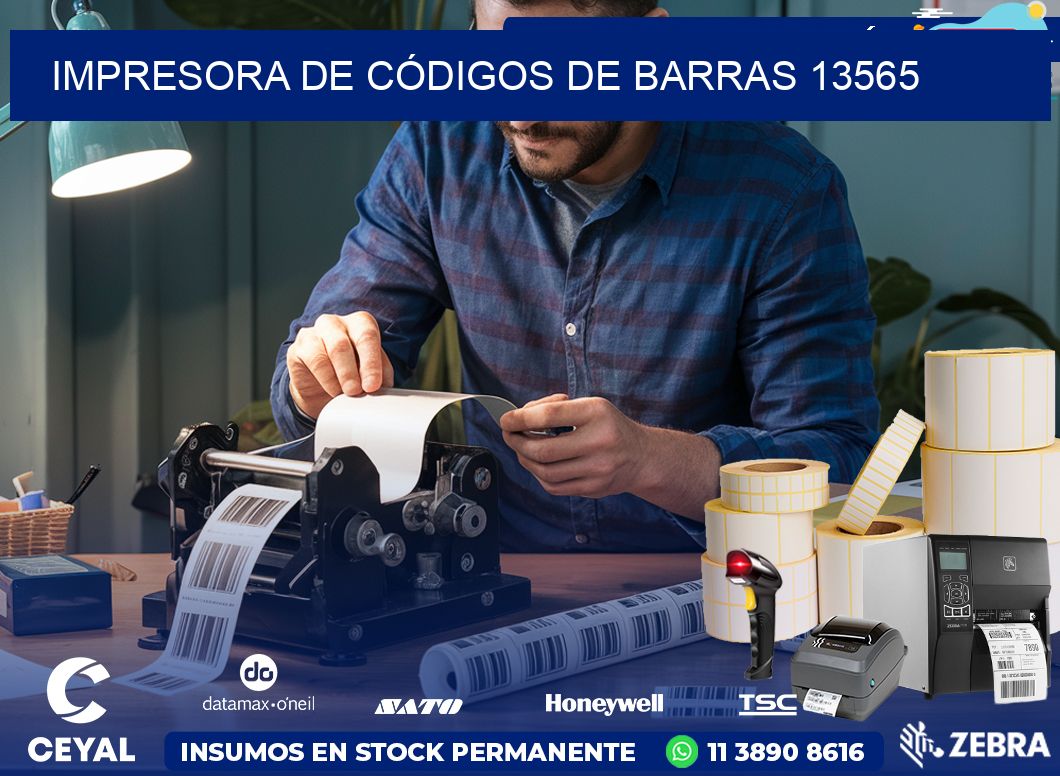 IMPRESORA DE CÓDIGOS DE BARRAS 13565