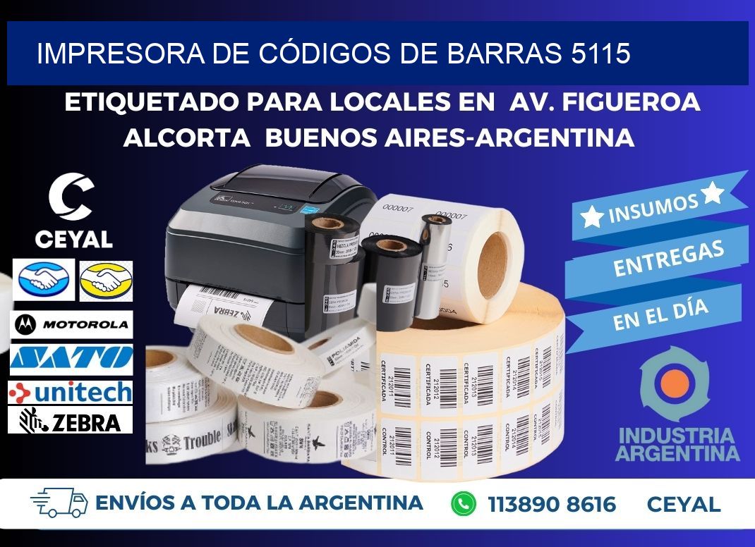 IMPRESORA DE CÓDIGOS DE BARRAS 5115