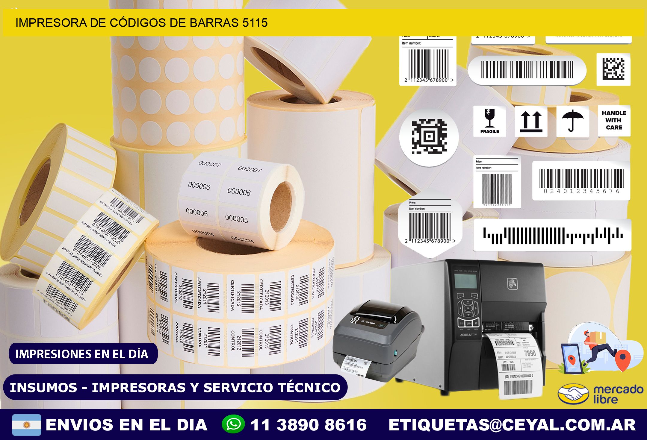 IMPRESORA DE CÓDIGOS DE BARRAS 5115