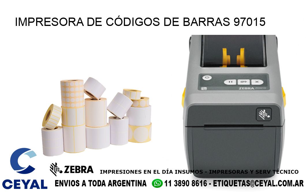 IMPRESORA DE CÓDIGOS DE BARRAS 97015
