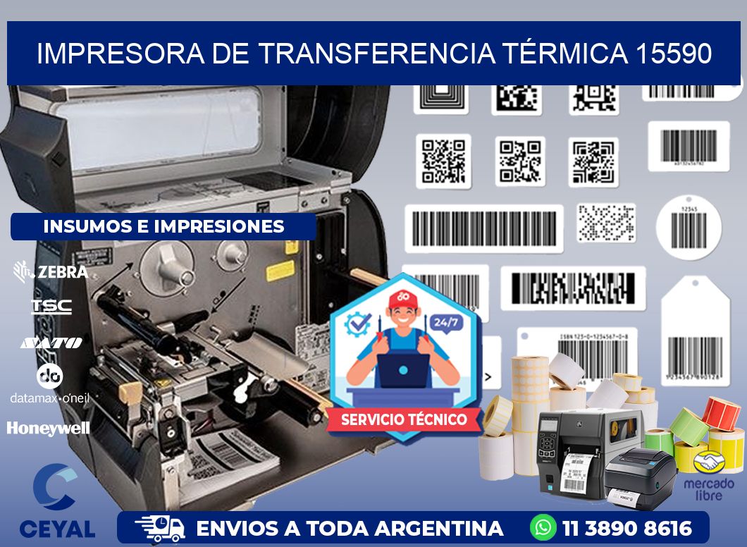 IMPRESORA DE TRANSFERENCIA TÉRMICA 15590