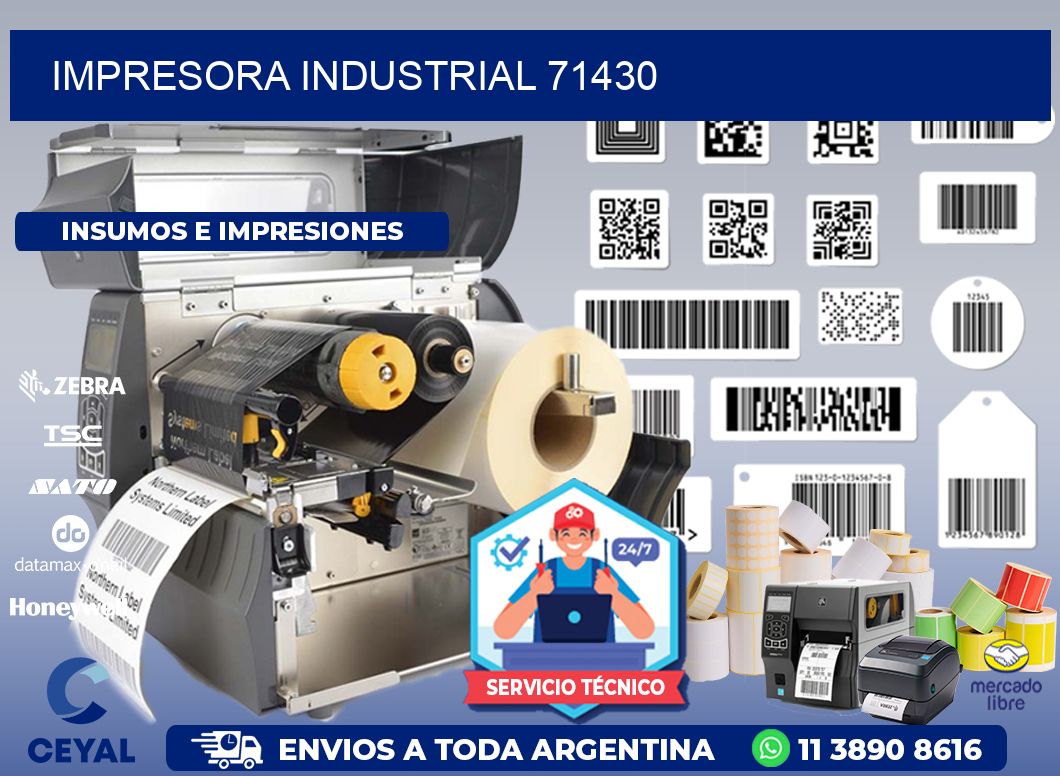 IMPRESORA INDUSTRIAL 71430