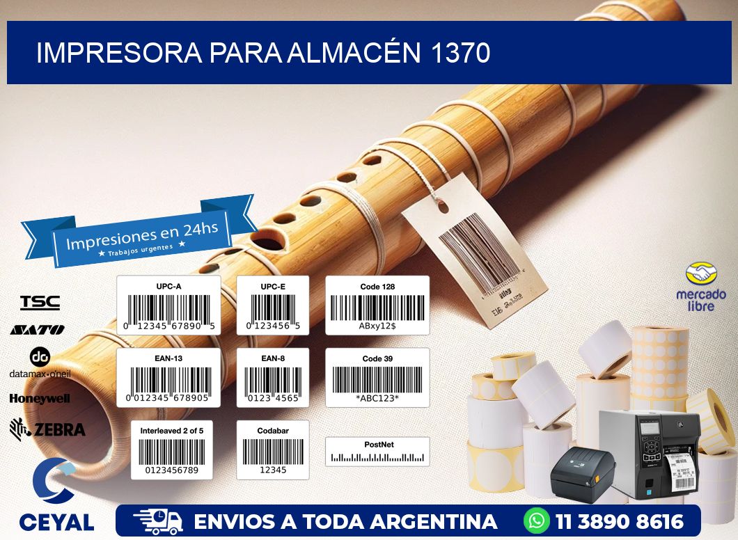 IMPRESORA PARA ALMACÉN 1370
