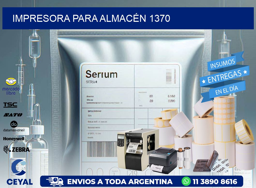 IMPRESORA PARA ALMACÉN 1370