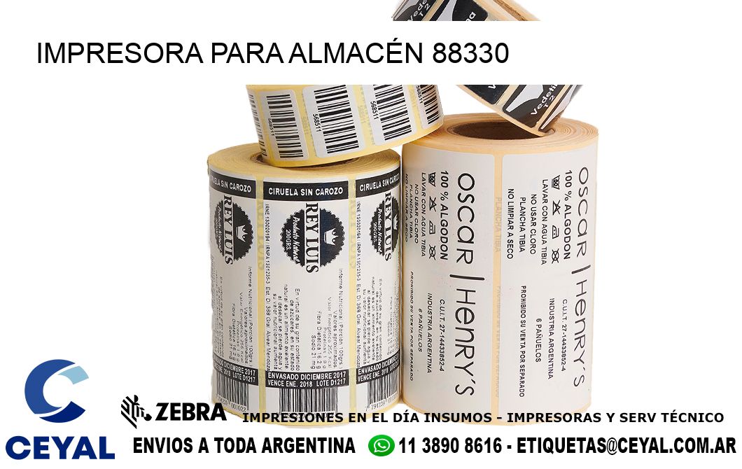 IMPRESORA PARA ALMACÉN 88330