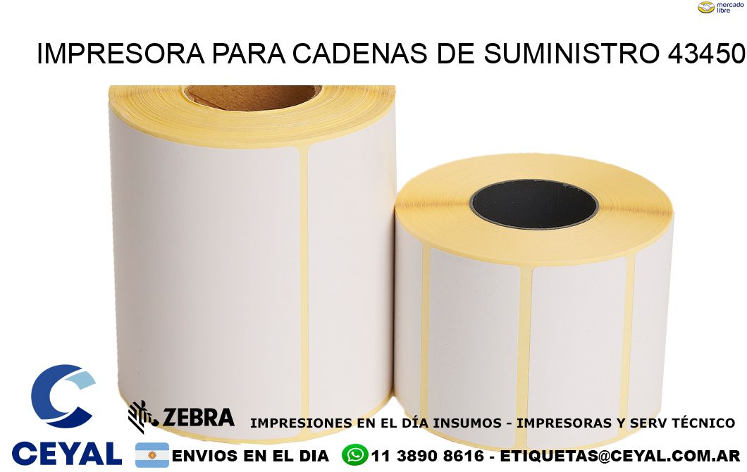 IMPRESORA PARA CADENAS DE SUMINISTRO 43450