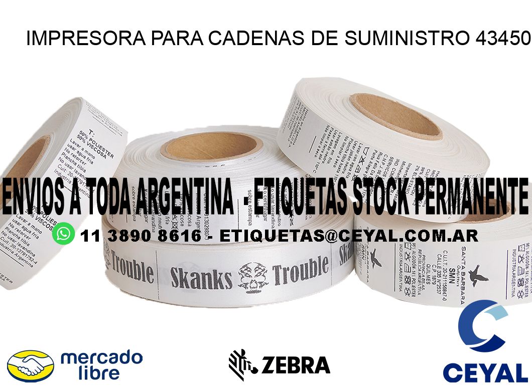 IMPRESORA PARA CADENAS DE SUMINISTRO 43450