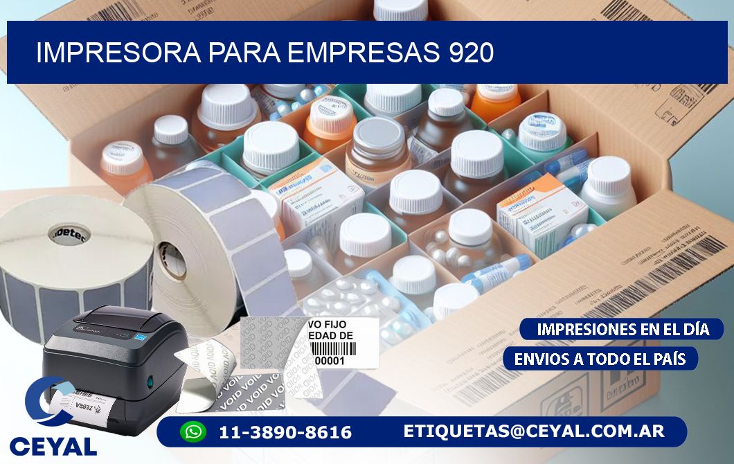 IMPRESORA PARA EMPRESAS 920