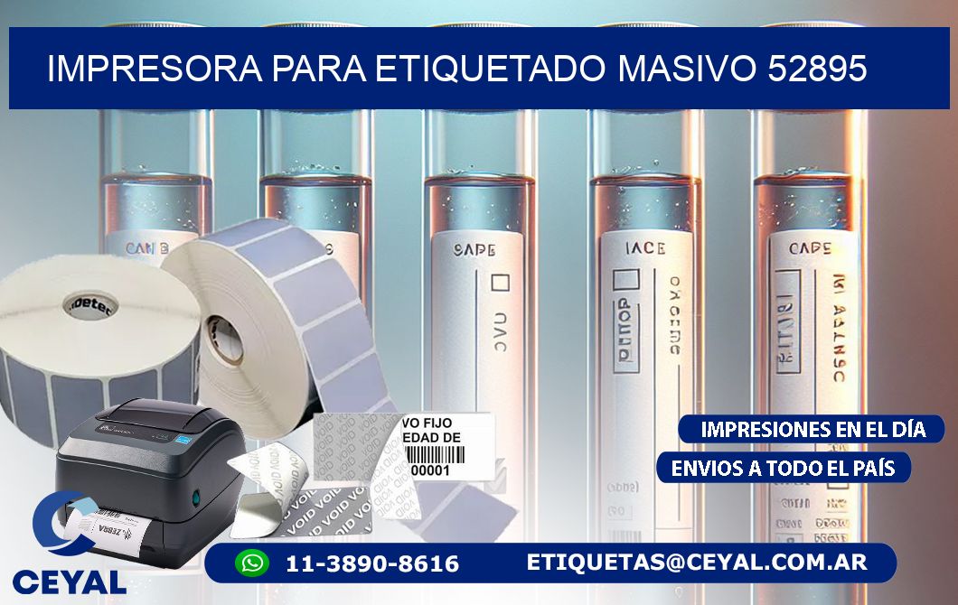 IMPRESORA PARA ETIQUETADO MASIVO 52895