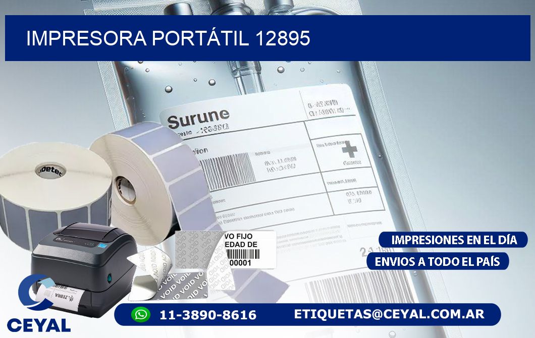 IMPRESORA PORTÁTIL 12895
