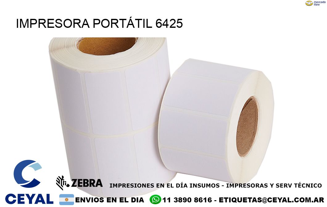 IMPRESORA PORTÁTIL 6425