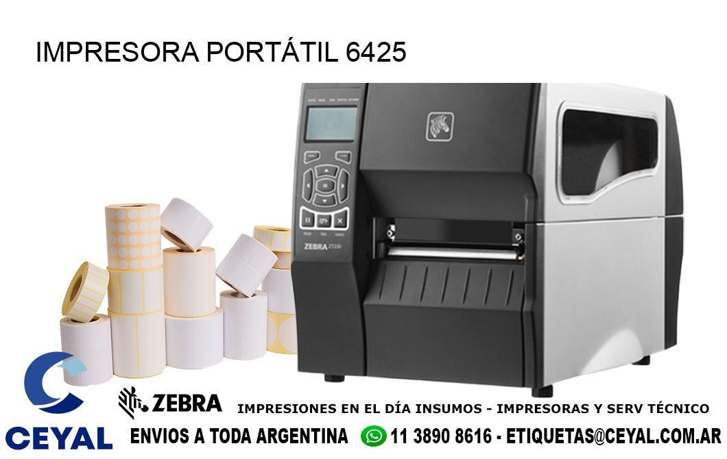 IMPRESORA PORTÁTIL 6425