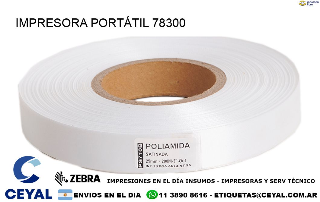 IMPRESORA PORTÁTIL 78300