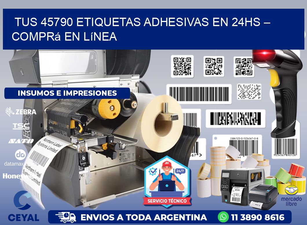 Tus 45790 Etiquetas Adhesivas en 24hs – Comprá en Línea
