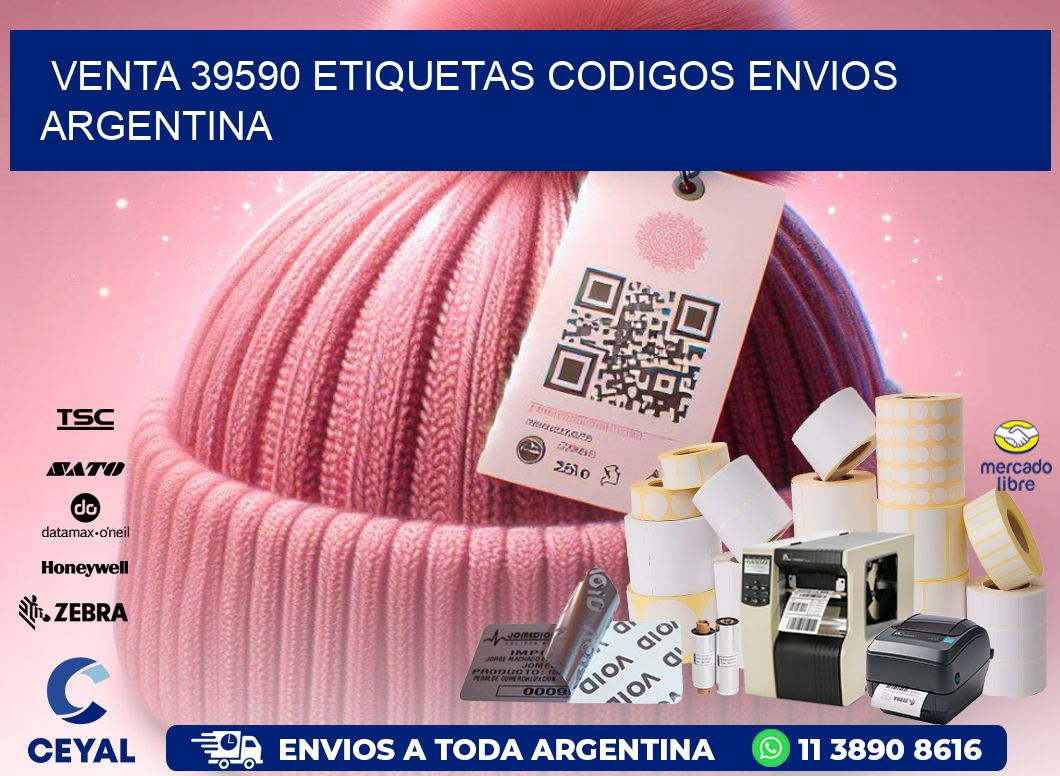 VENTA 39590 ETIQUETAS CODIGOS ENVIOS ARGENTINA