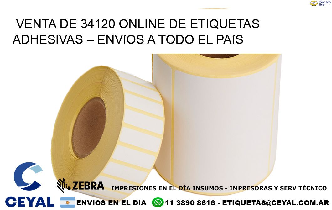 Venta de 34120 Online de Etiquetas Adhesivas – Envíos a Todo el País