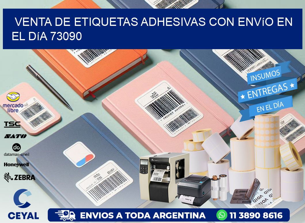 Venta de Etiquetas Adhesivas con Envío en el Día 73090