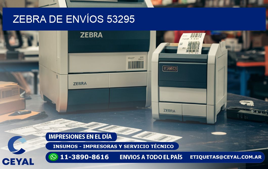 ZEBRA DE ENVÍOS 53295
