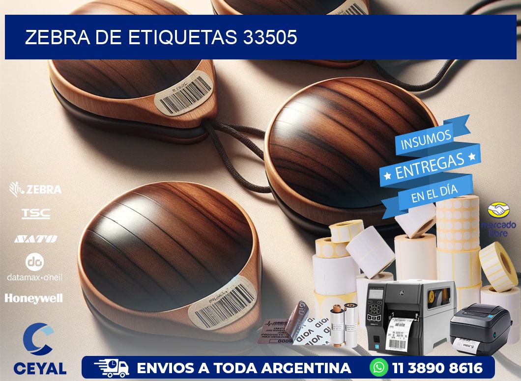 ZEBRA DE ETIQUETAS 33505