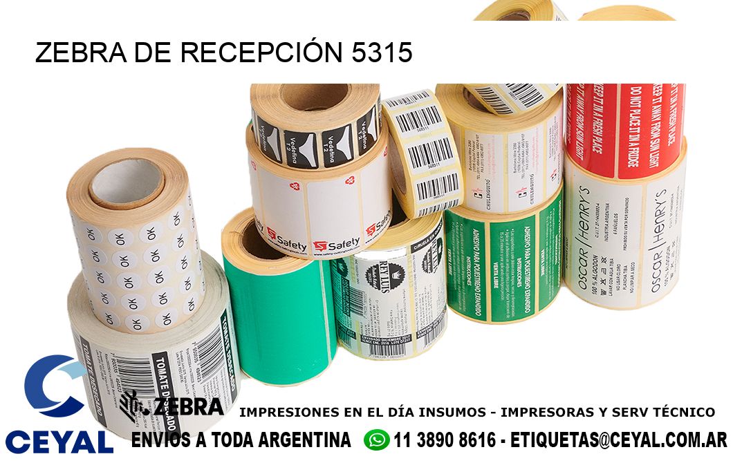 ZEBRA DE RECEPCIÓN 5315
