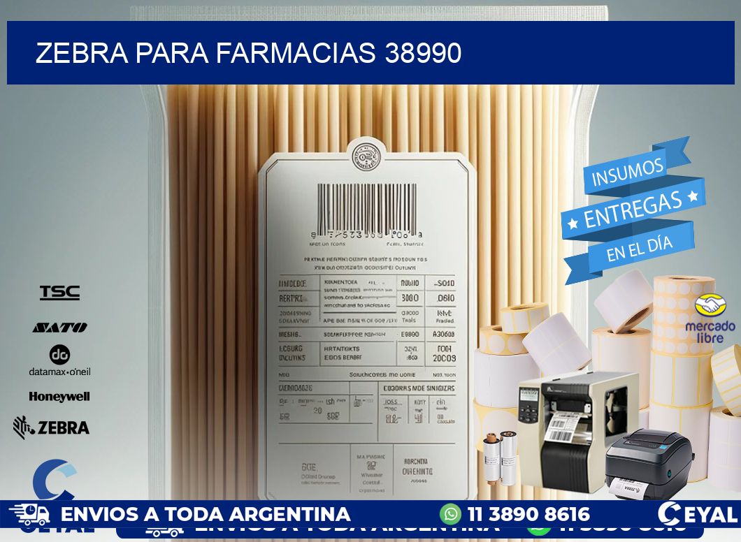 ZEBRA PARA FARMACIAS 38990