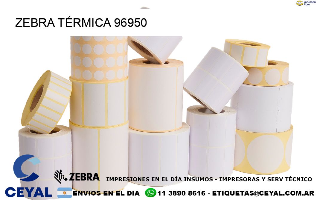 ZEBRA TÉRMICA 96950