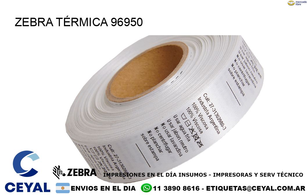 ZEBRA TÉRMICA 96950