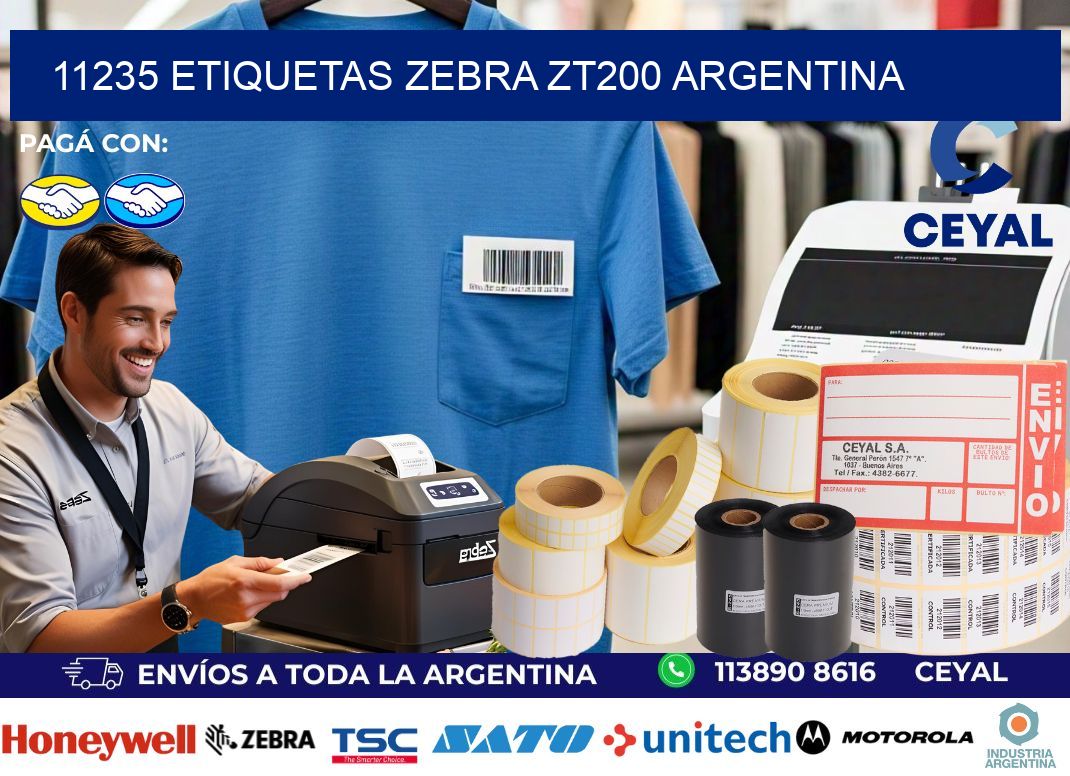 11235 etiquetas zebra zt200 argentina